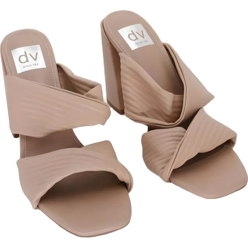 Dolce Vita Ponza Block Heel Sandals - Womens Size 9 - Picture 1 of 6